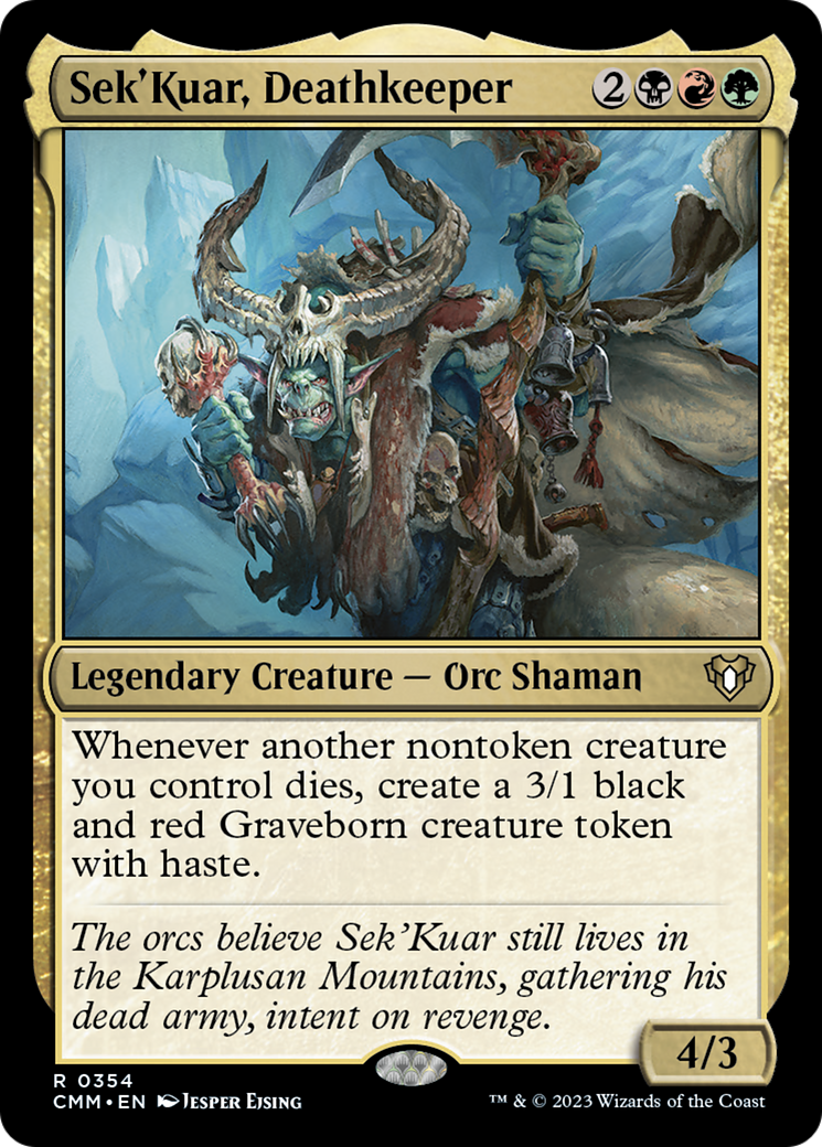 Sek'Kuar, Deathkeeper [Commander Masters] | Game Master's Emporium (The New GME)