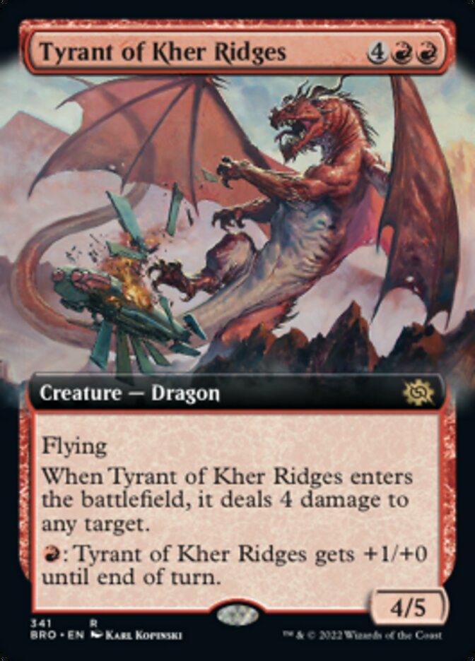 Tyrant of Kher Ridges (Extended Art) [The Brothers' War] | Game Master's Emporium (The New GME)