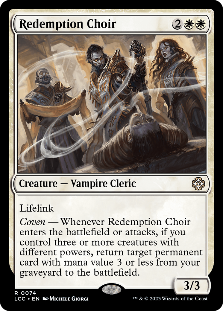 Redemption Choir [The Lost Caverns of Ixalan Commander] | Game Master's Emporium (The New GME)