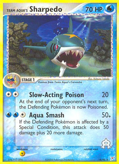 Team Aqua's Sharpedo (18/95) [EX: Team Magma vs Team Aqua] | Game Master's Emporium (The New GME)