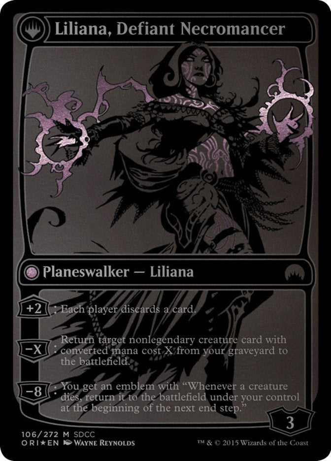 Liliana, Heretical Healer // Liliana, Defiant Necromancer [San Diego Comic-Con 2015] | Game Master's Emporium (The New GME)
