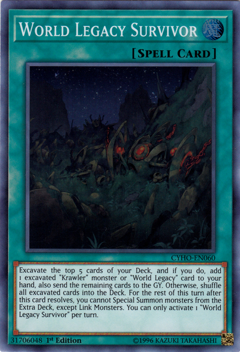 World Legacy Survivor [CYHO-EN060] Super Rare | Game Master's Emporium (The New GME)