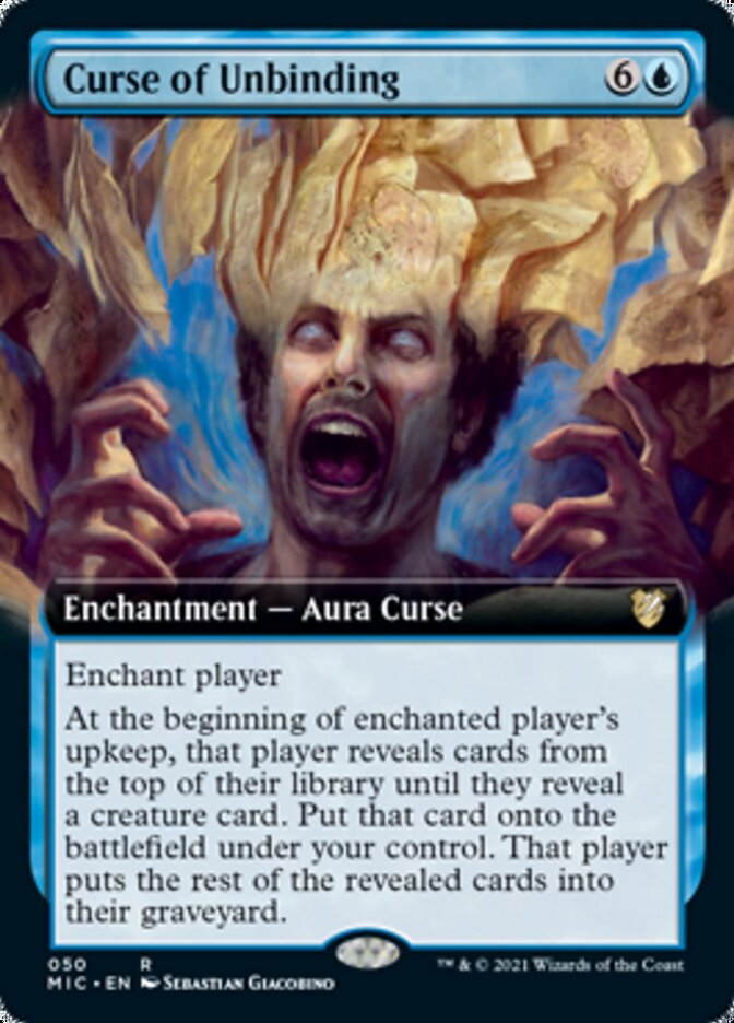 Curse of Unbinding (Extended Art) [Innistrad: Midnight Hunt Commander] | Game Master's Emporium (The New GME)