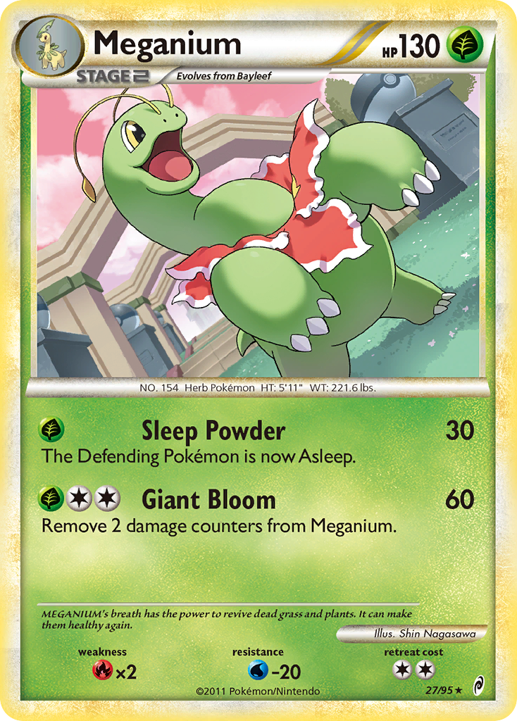 Meganium (27/95) [HeartGold & SoulSilver: Call of Legends] | Game Master's Emporium (The New GME)