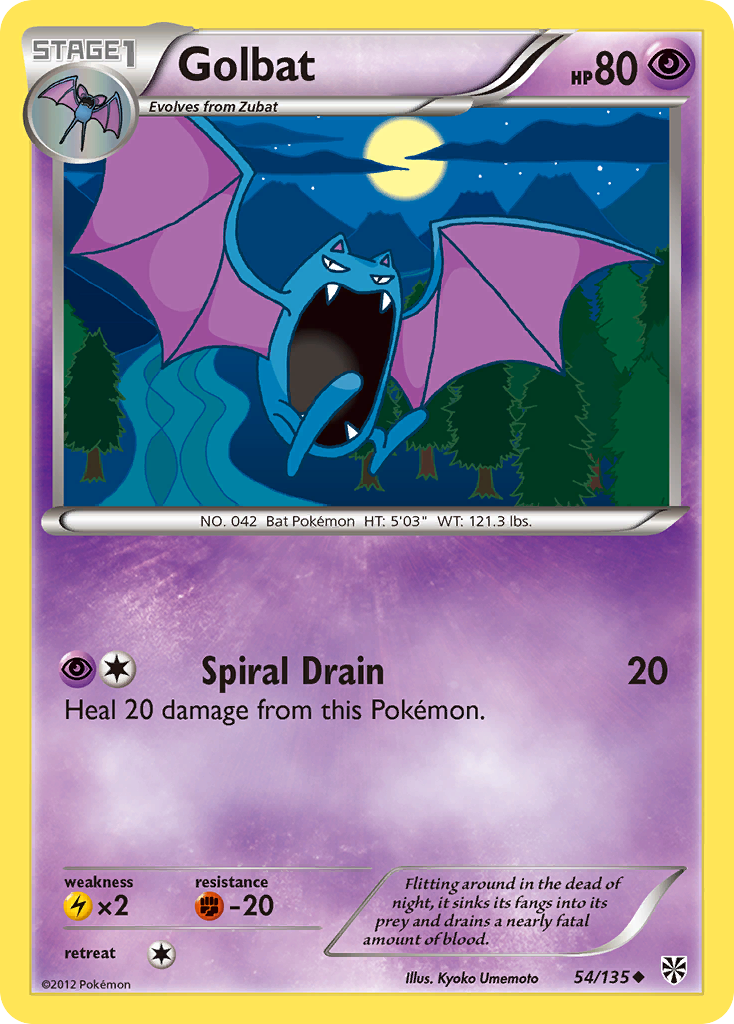 Golbat (54/135) [Black & White: Plasma Storm] | Game Master's Emporium (The New GME)