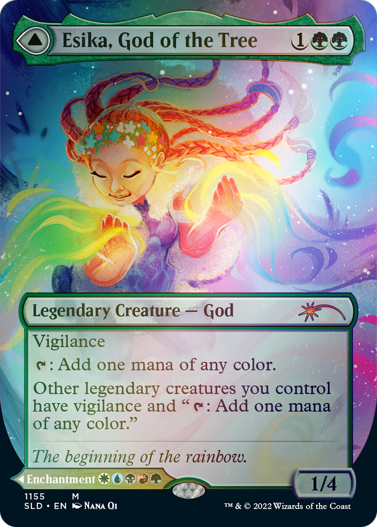 Esika, God of the Tree // The Prismatic Bridge (Borderless) [Secret Lair: From Cute to Brute] | Game Master's Emporium (The New GME)