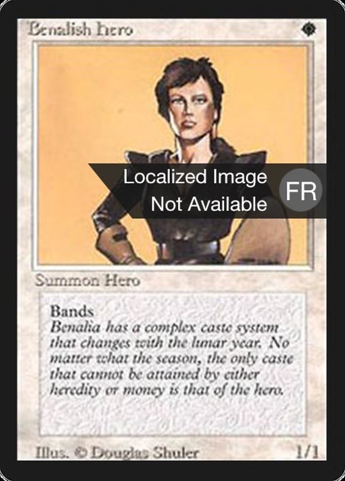 Benalish Hero [Foreign Black Border] | Game Master's Emporium (The New GME)