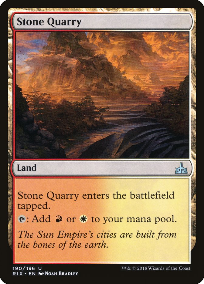 Stone Quarry [Rivals of Ixalan] | Game Master's Emporium (The New GME)