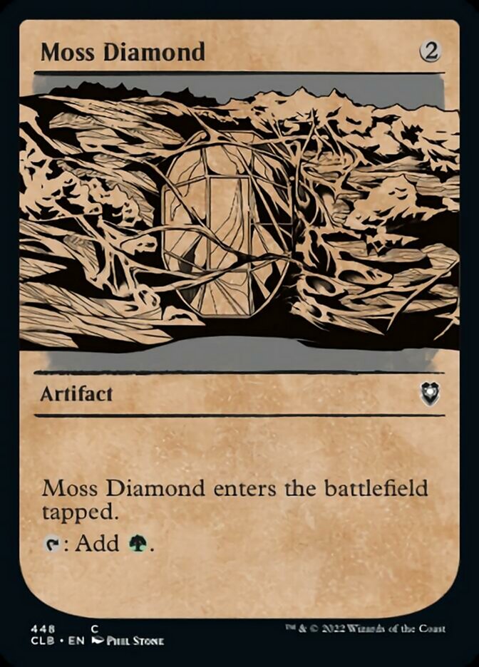 Moss Diamond (Showcase) [Commander Legends: Battle for Baldur's Gate] | Game Master's Emporium (The New GME)