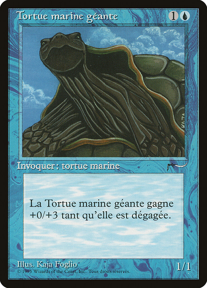 Giant Tortoise (French) - "Tortue marine geante" [Renaissance] | Game Master's Emporium (The New GME)