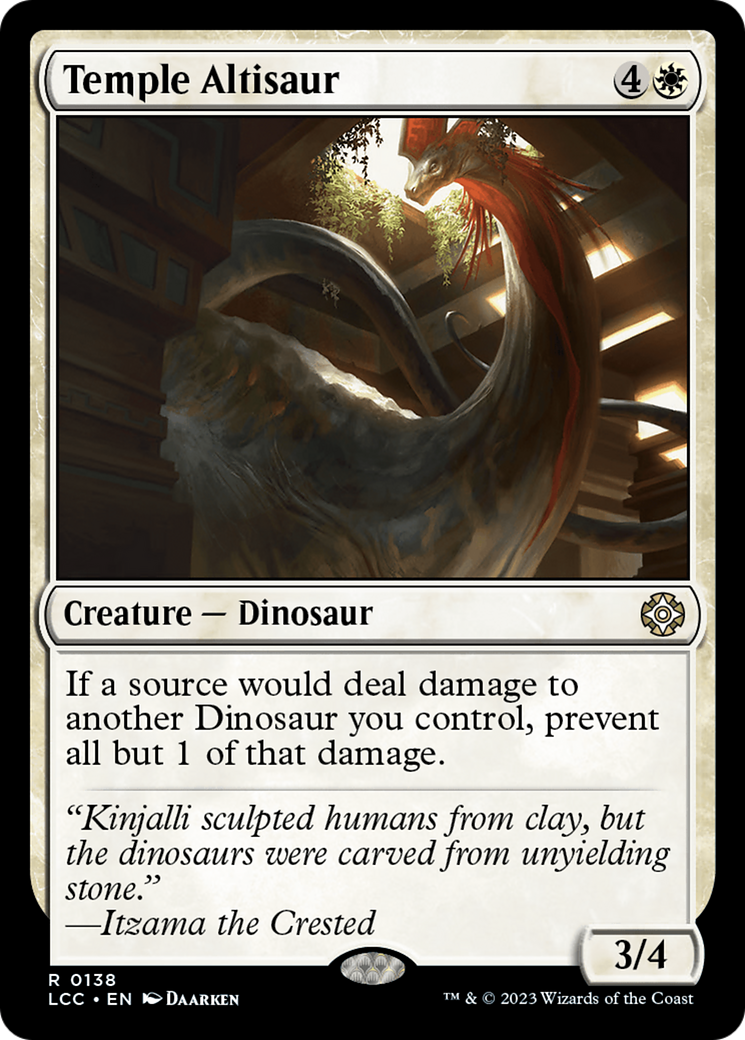 Temple Altisaur [The Lost Caverns of Ixalan Commander] | Game Master's Emporium (The New GME)