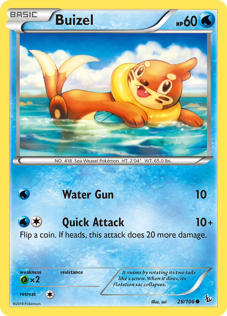 Buizel (28/106) [XY: Flashfire] | Game Master's Emporium (The New GME)