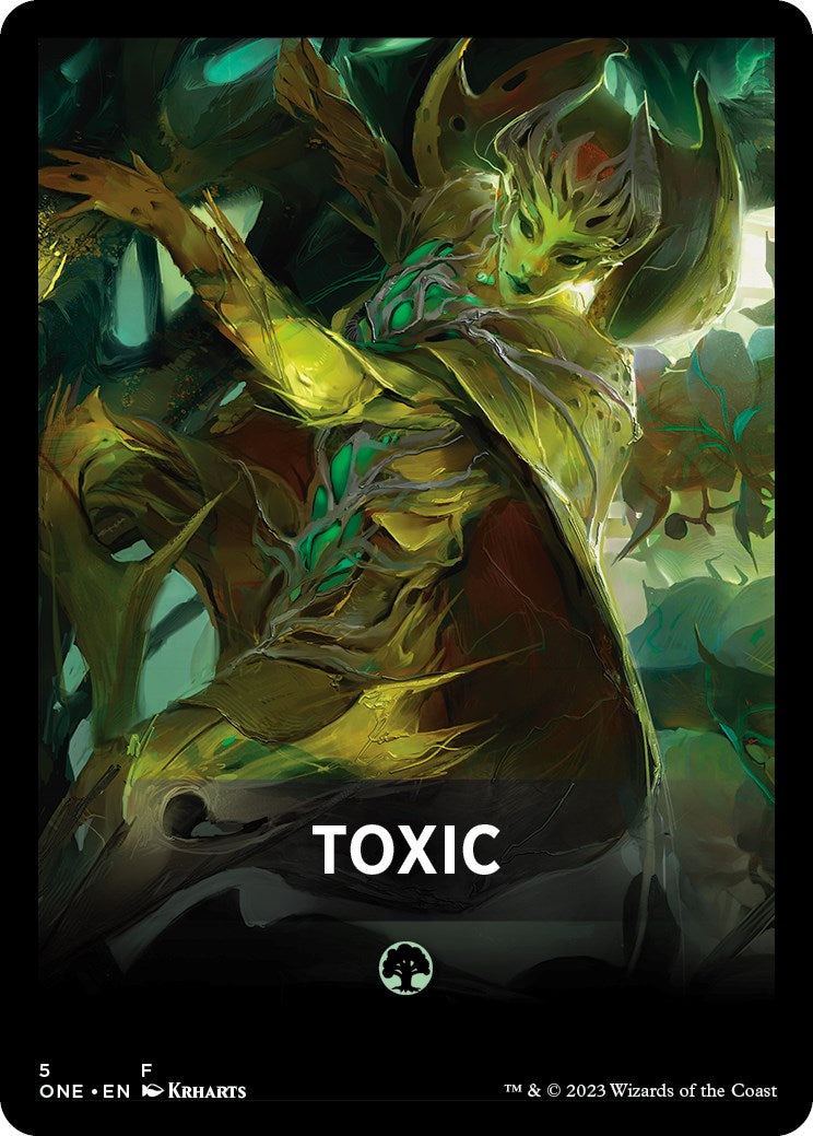 Toxic Theme Card [Phyrexia: All Will Be One Tokens] | Game Master's Emporium (The New GME)