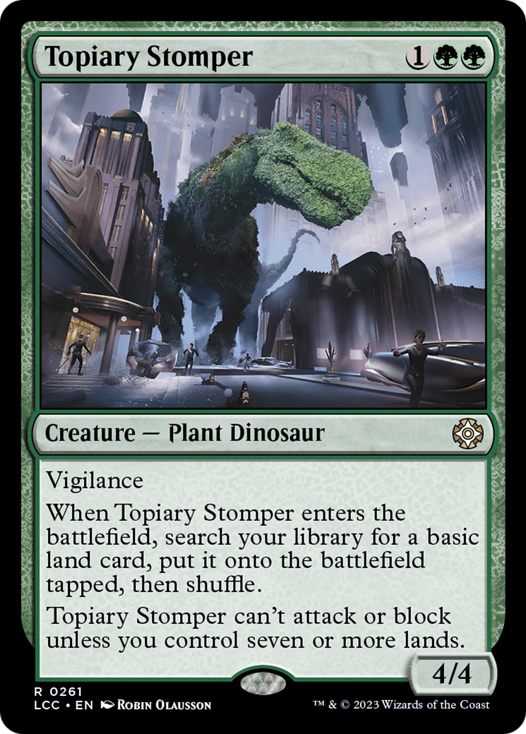 Topiary Stomper [The Lost Caverns of Ixalan Commander] | Game Master's Emporium (The New GME)