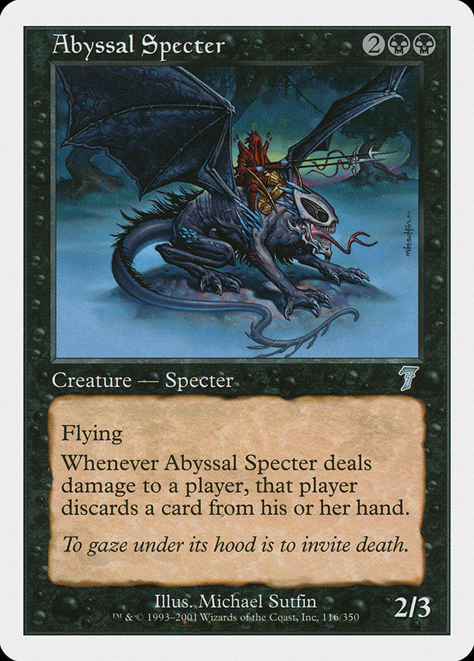 Abyssal Specter [Seventh Edition] | Game Master's Emporium (The New GME)