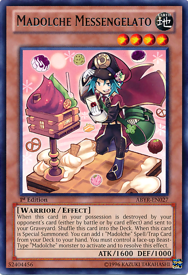 Madolche Messengelato [ABYR-EN027] Rare | Game Master's Emporium (The New GME)