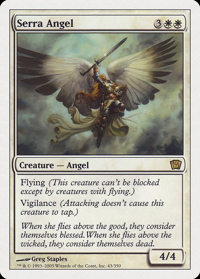 Serra Angel [Ninth Edition] | Game Master's Emporium (The New GME)