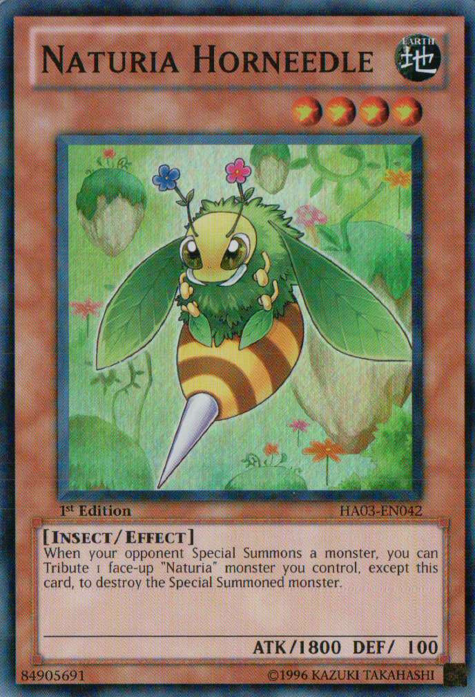 Naturia Horneedle [HA03-EN042] Super Rare | Game Master's Emporium (The New GME)