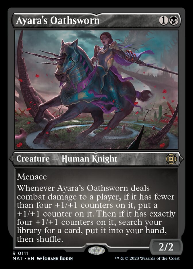 Ayara's Oathsworn (Foil Etched) [March of the Machine: The Aftermath] | Game Master's Emporium (The New GME)