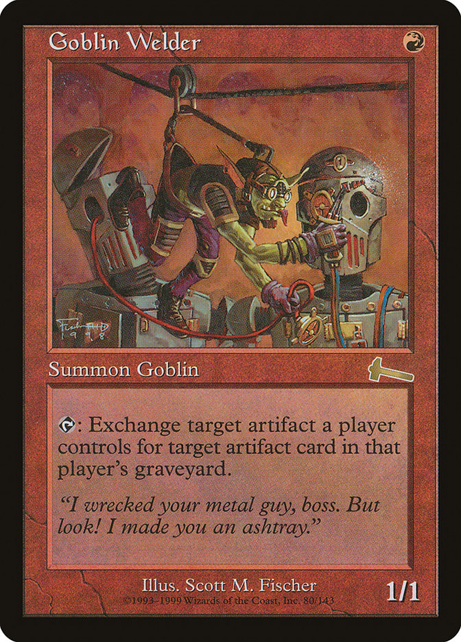 Goblin Welder [Urza's Legacy] | Game Master's Emporium (The New GME)