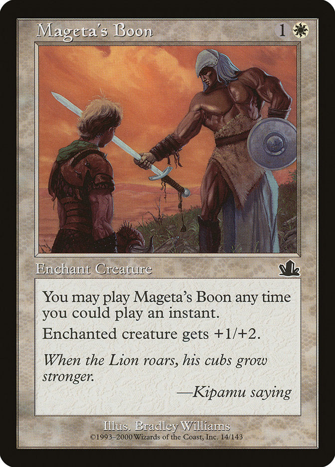 Mageta's Boon [Prophecy] | Game Master's Emporium (The New GME)