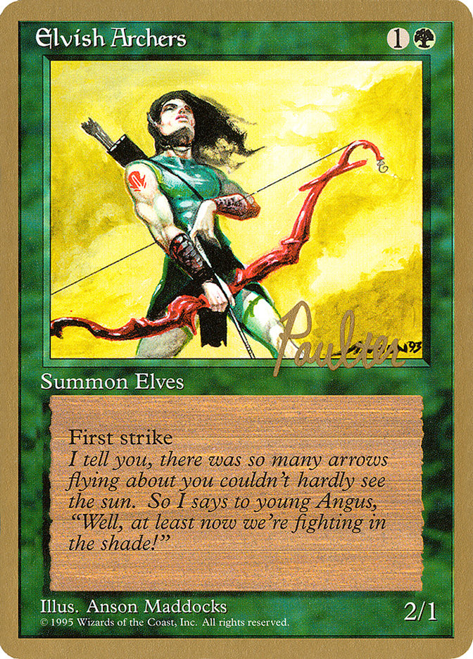 Elvish Archers (Preston Poulter) [Pro Tour Collector Set] | Game Master's Emporium (The New GME)