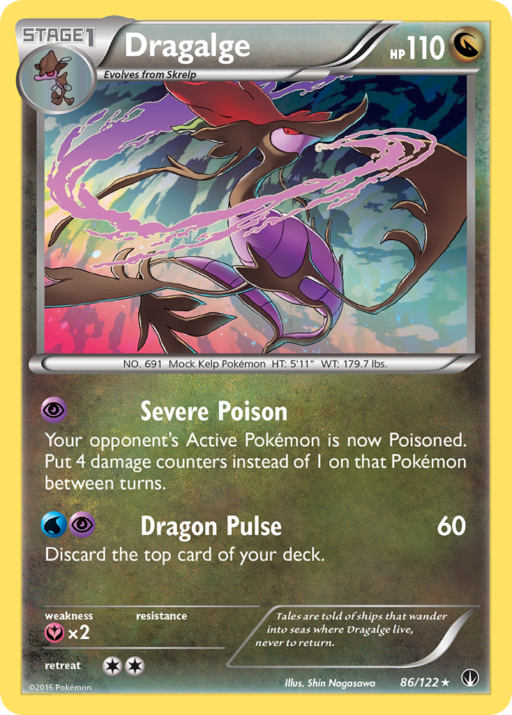 Dragalge (86/122) [XY: BREAKpoint] | Game Master's Emporium (The New GME)