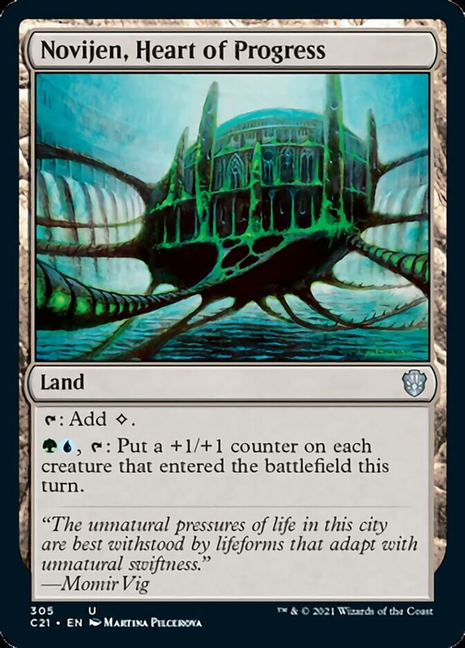 Novijen, Heart of Progress [Commander 2021] | Game Master's Emporium (The New GME)