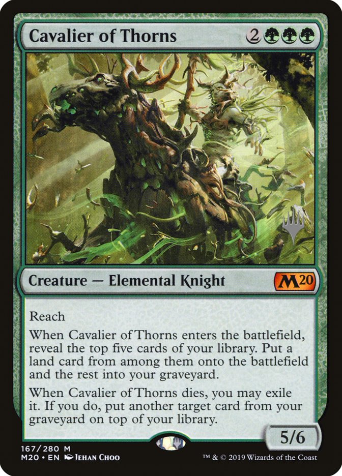 Cavalier of Thorns (Promo Pack) [Core Set 2020 Promos] | Game Master's Emporium (The New GME)