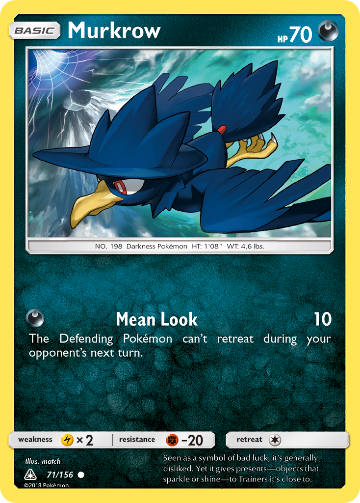 Murkrow (71/156) [Sun & Moon: Ultra Prism] | Game Master's Emporium (The New GME)