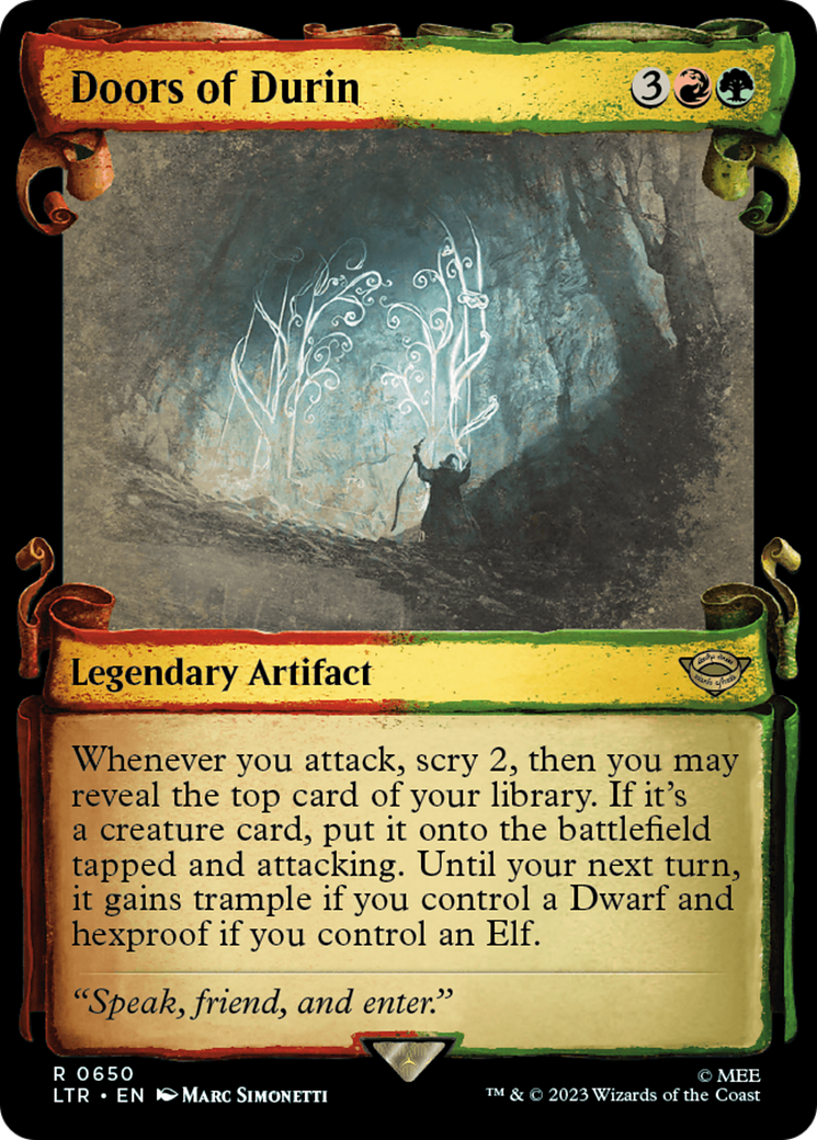 Doors of Durin [The Lord of the Rings: Tales of Middle-Earth Showcase Scrolls] | Game Master's Emporium (The New GME)