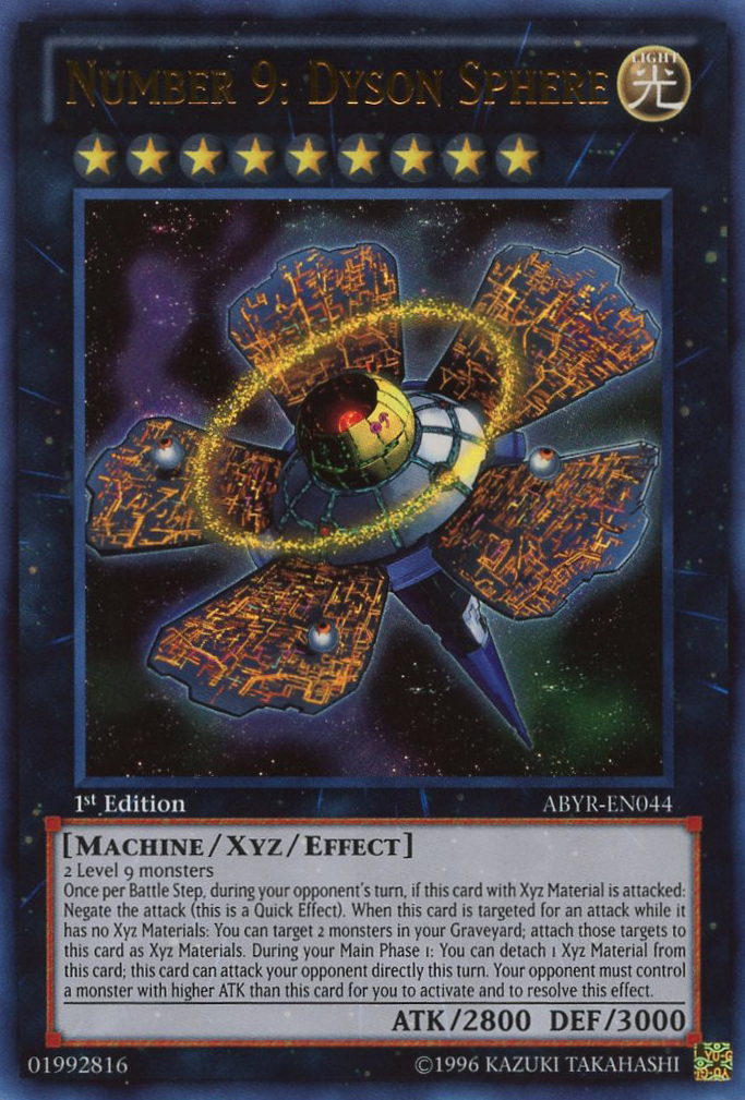 Number 9: Dyson Sphere [ABYR-EN044] Ultra Rare | Game Master's Emporium (The New GME)