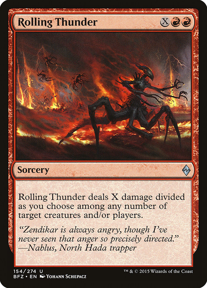 Rolling Thunder [Battle for Zendikar] | Game Master's Emporium (The New GME)