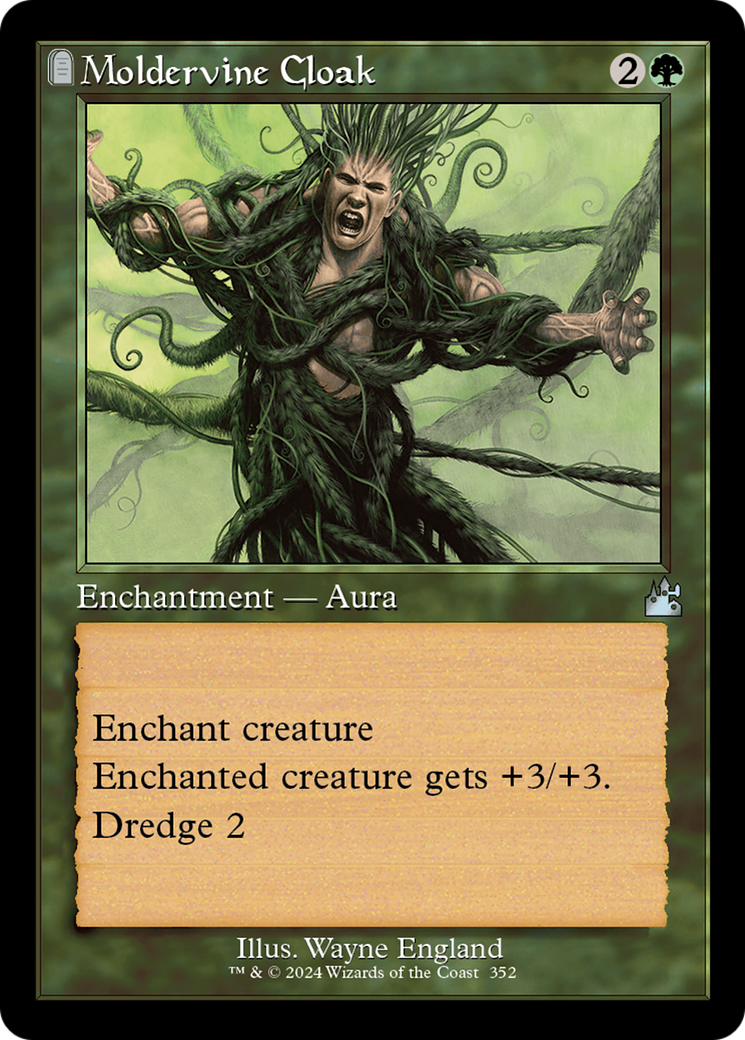 Moldervine Cloak (Retro Frame) [Ravnica Remastered] | Game Master's Emporium (The New GME)
