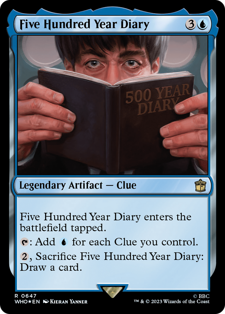 Five Hundred Year Diary (Surge Foil) [Doctor Who] | Game Master's Emporium (The New GME)