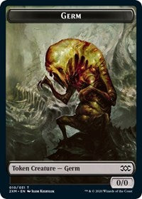 Germ // Human Soldier Double-Sided Token [Double Masters Tokens] | Game Master's Emporium (The New GME)