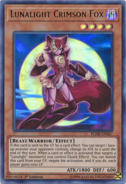 Lunalight Crimson Fox [BLHR-EN067] Ultra Rare | Game Master's Emporium (The New GME)