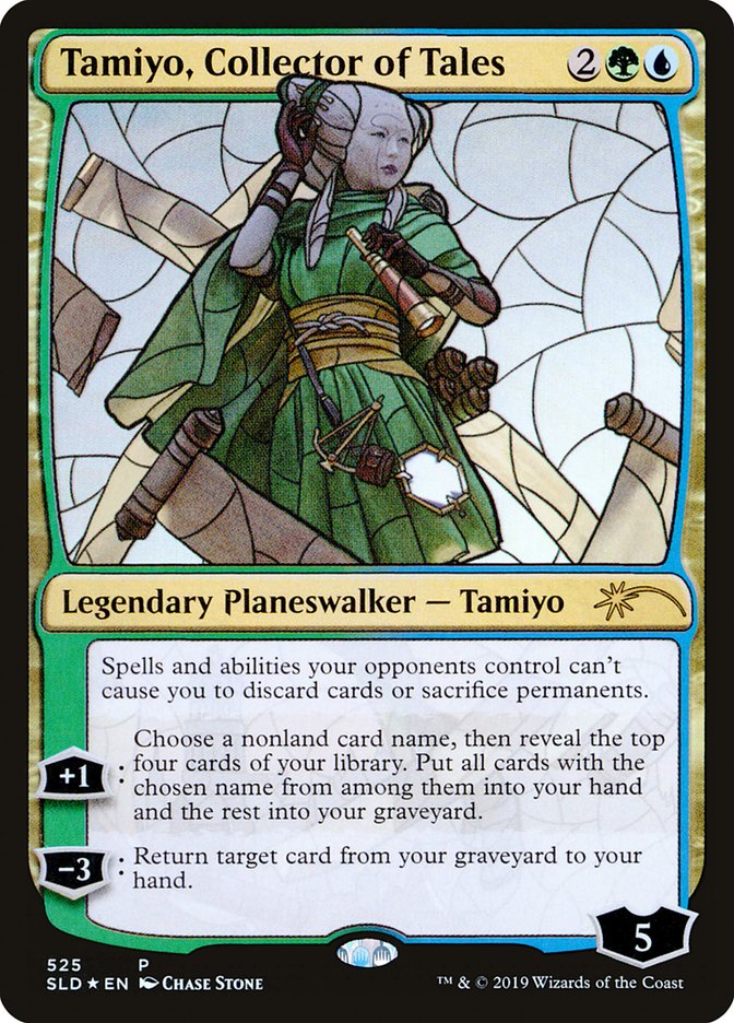 Tamiyo, Collector of Tales (Stained Glass) [Secret Lair Drop Promos] | Game Master's Emporium (The New GME)