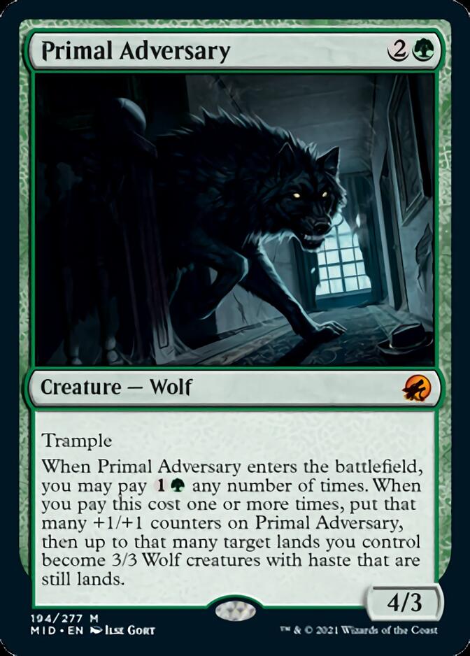 Primal Adversary [Innistrad: Midnight Hunt] | Game Master's Emporium (The New GME)