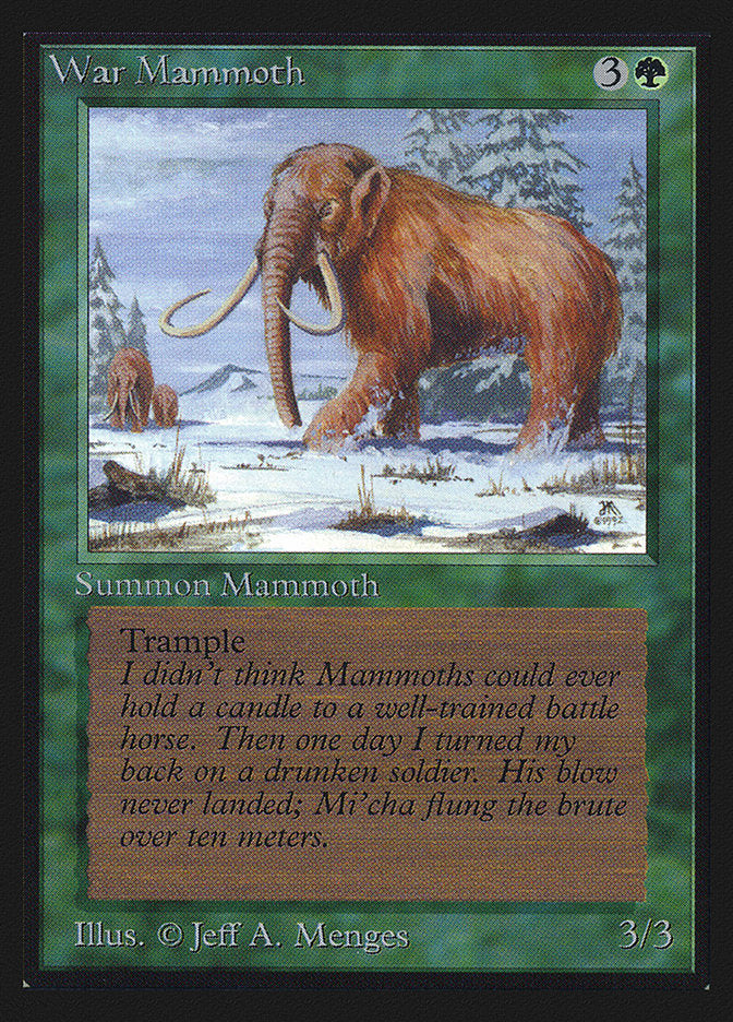 War Mammoth [International Collectors' Edition] | Game Master's Emporium (The New GME)