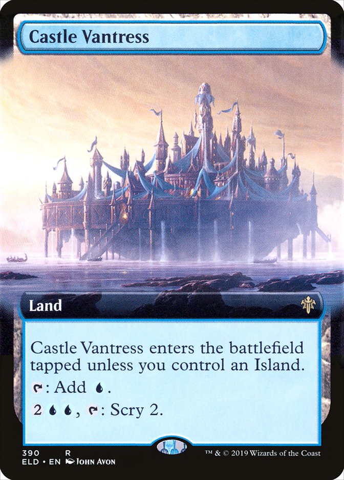 Castle Vantress (Extended Art) [Throne of Eldraine] | Game Master's Emporium (The New GME)