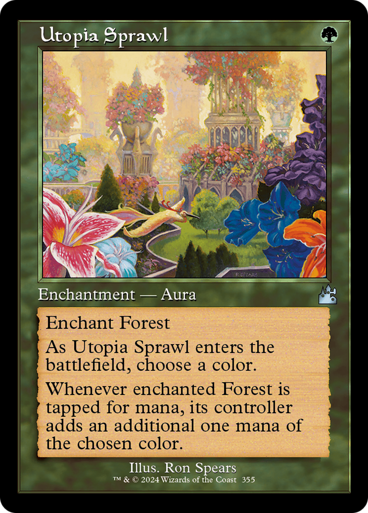 Utopia Sprawl (Retro Frame) [Ravnica Remastered] | Game Master's Emporium (The New GME)