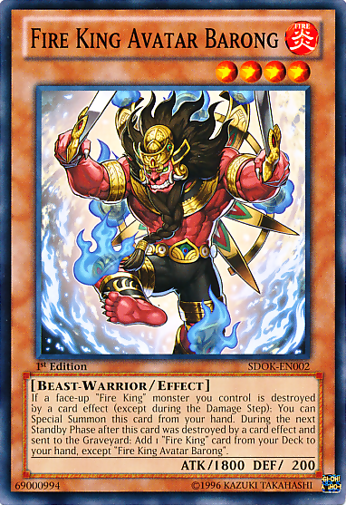 Fire King Avatar Barong [SDOK-EN002] Common | Game Master's Emporium (The New GME)