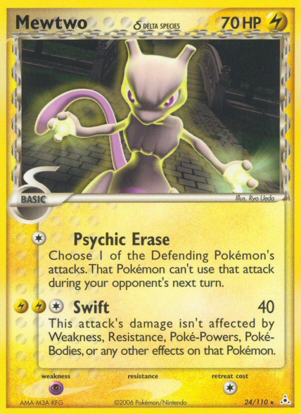 Mewtwo (24/110) (Delta Species) [EX: Holon Phantoms] | Game Master's Emporium (The New GME)