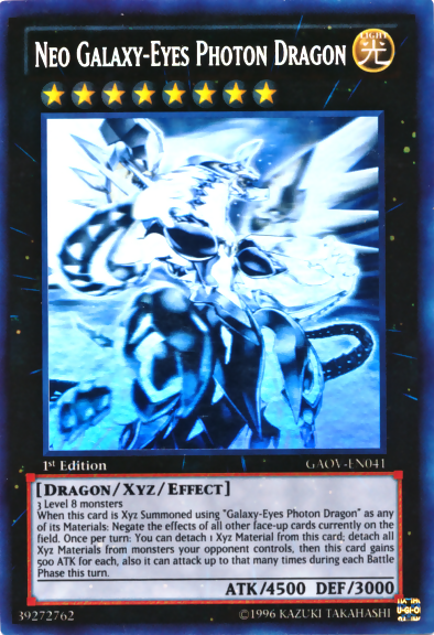 Neo Galaxy-Eyes Photon Dragon [GAOV-EN041] Ghost Rare | Game Master's Emporium (The New GME)