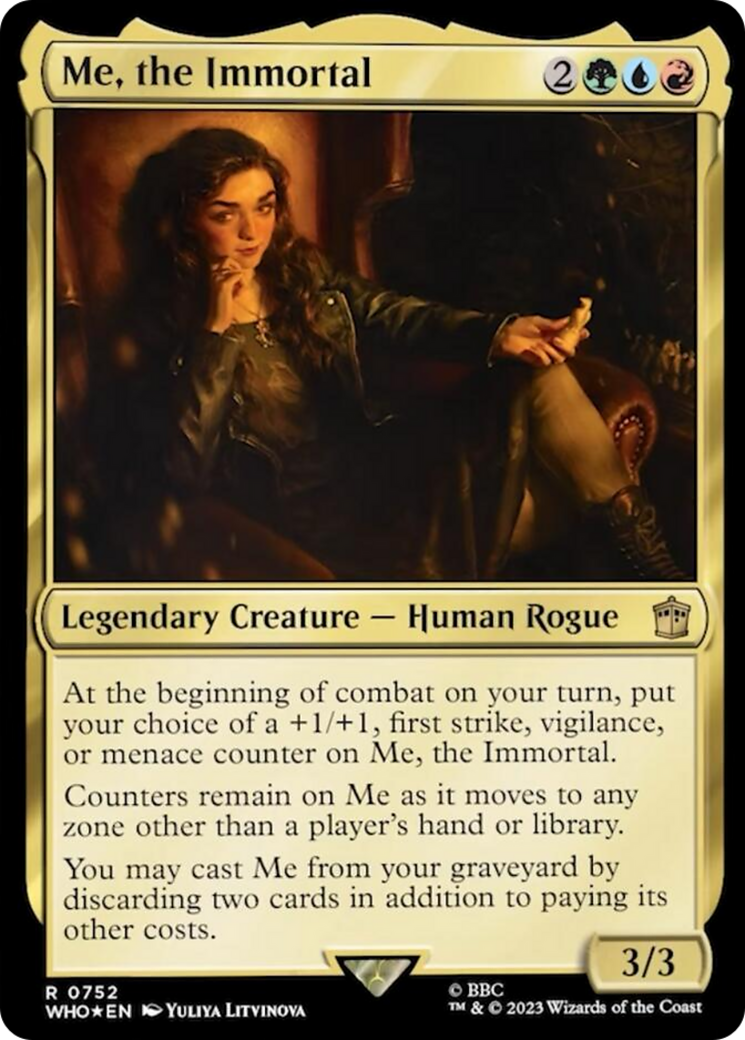 Me, the Immortal (Surge Foil) [Doctor Who] | Game Master's Emporium (The New GME)