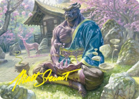 Kosei, Penitent Warlord Art Card (Gold-Stamped Signature) [Kamigawa: Neon Dynasty Art Series] | Game Master's Emporium (The New GME)