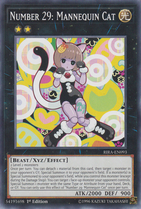 Number 29: Mannequin Cat [RIRA-EN093] Common | Game Master's Emporium (The New GME)