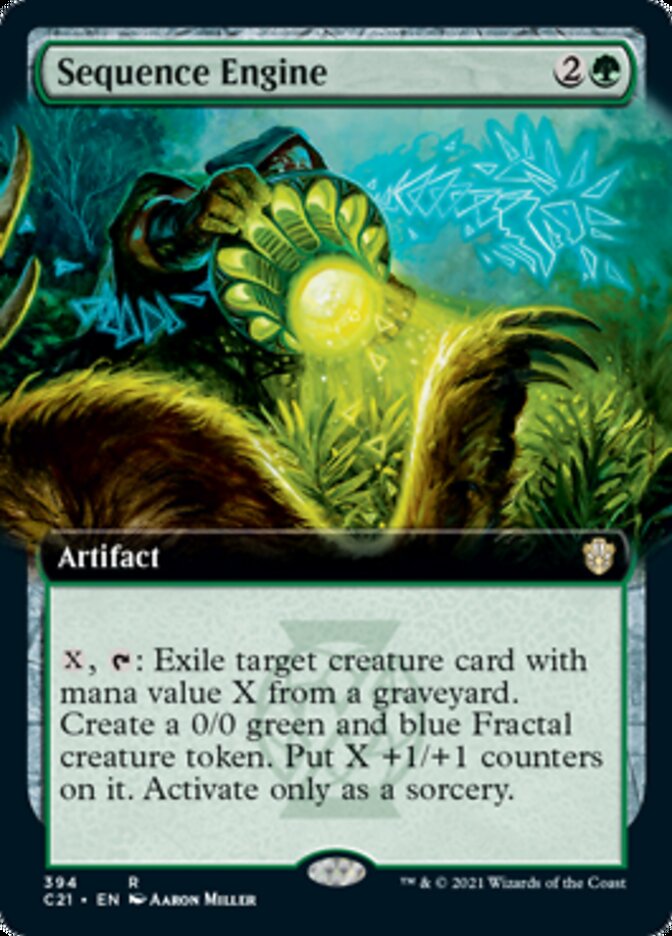 Sequence Engine (Extended Art) [Commander 2021] | Game Master's Emporium (The New GME)
