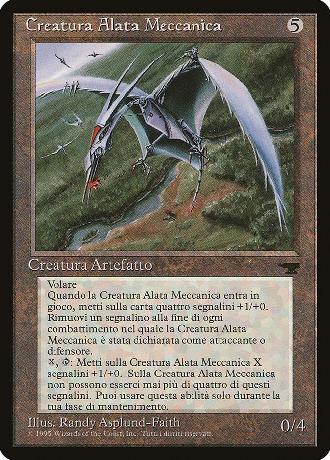 Clockwork Avian (Italian) - "Creatura Alata Meccanica" [Rinascimento] | Game Master's Emporium (The New GME)